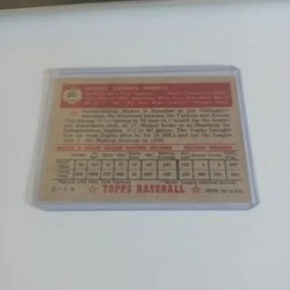 Mickey Mantle 1952 Topps rookie reprint New York Yankees - Picture 2 of 2